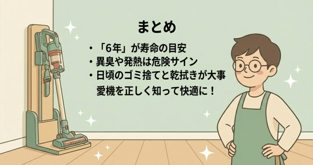スティック掃除機 寿命21