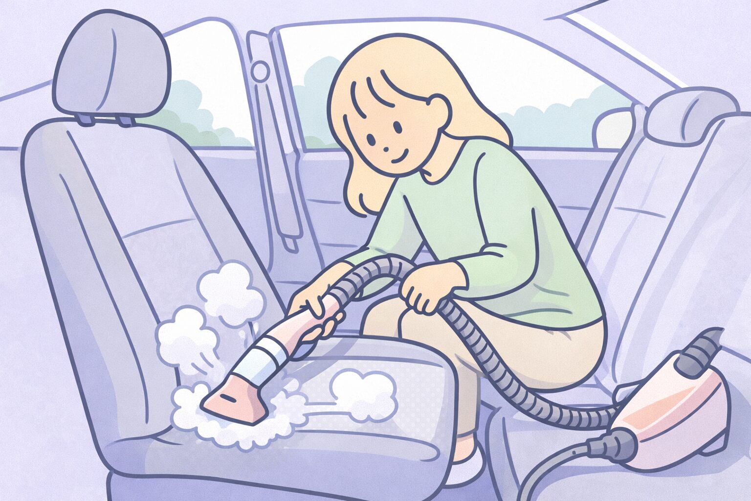 車 シート洗浄 スチームクリーナー おすすめ11