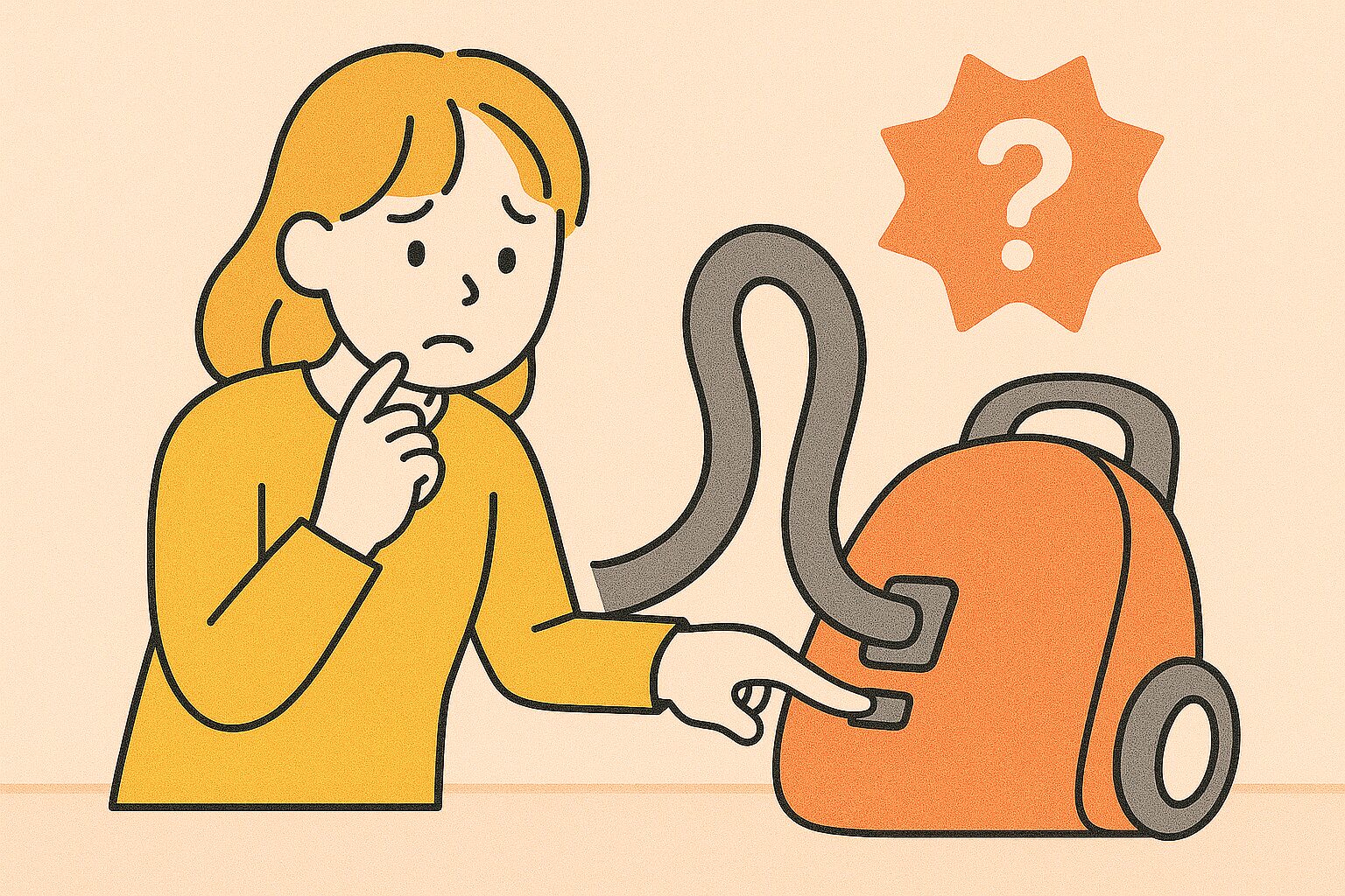 掃除機 電源が入らない 原因1