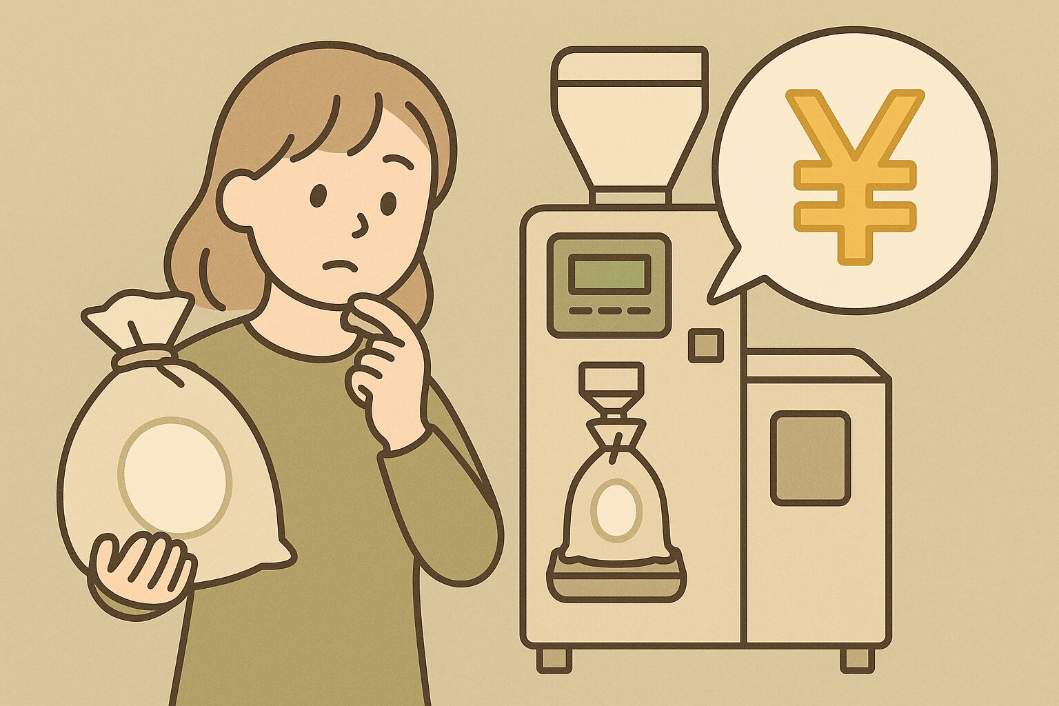 コイン精米機 料金1