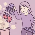 ダイソン ゴミ捨て ホコリ 舞う1