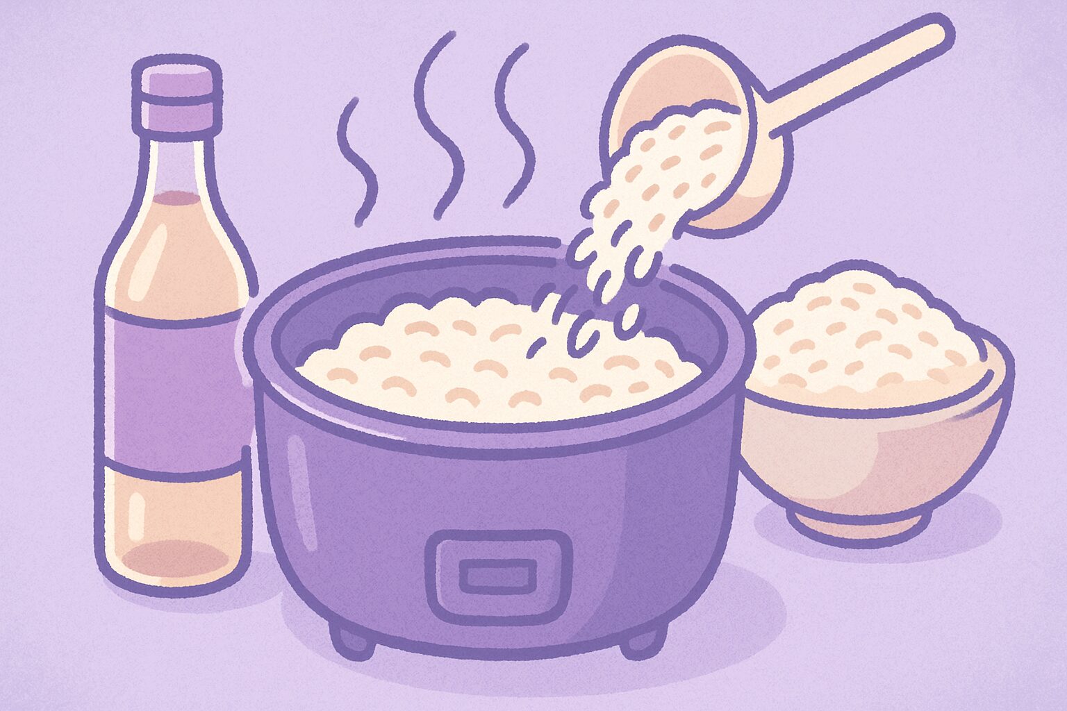 古米 美味しく炊く方法 みりん1