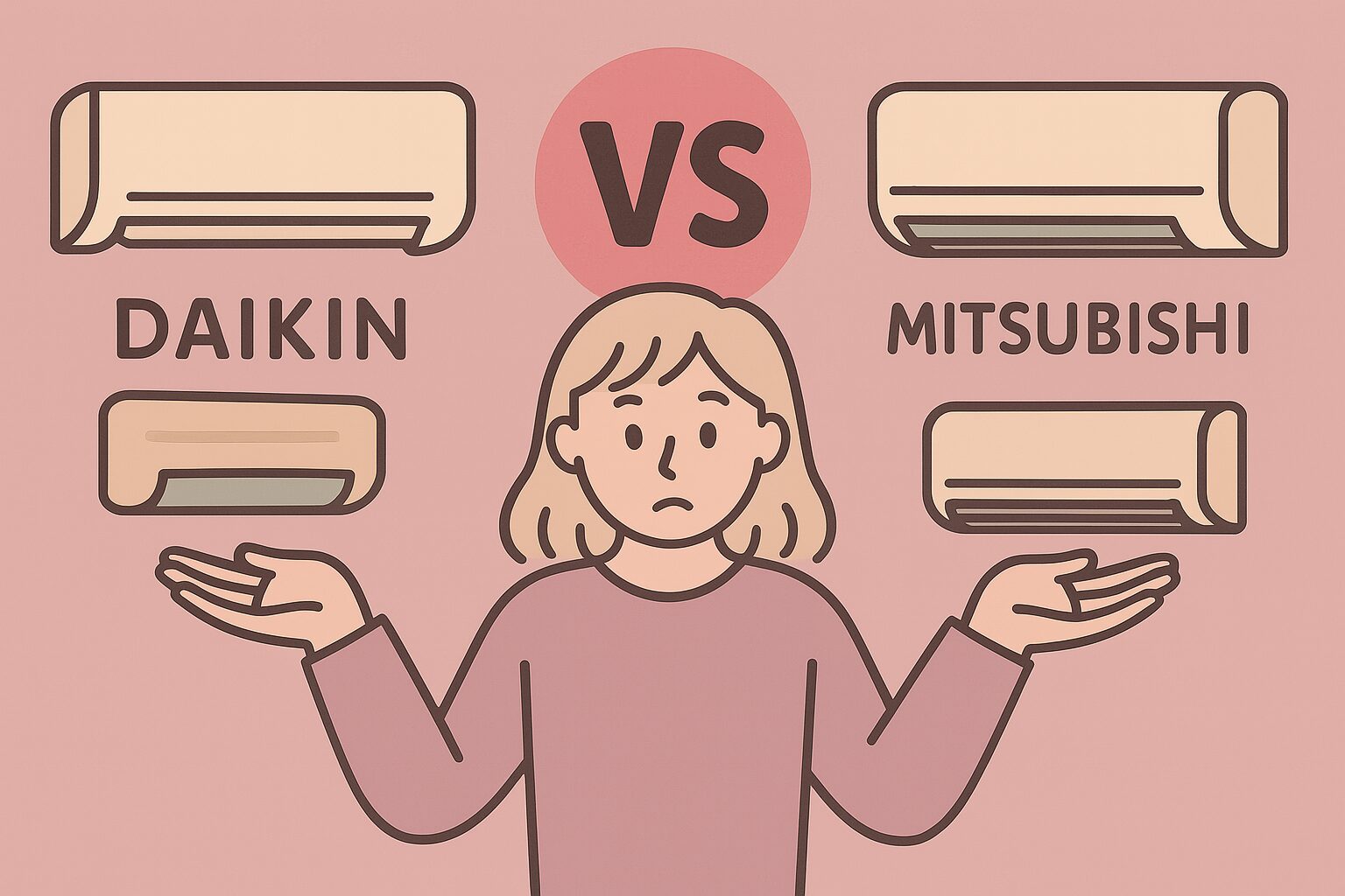 エアコン ダイキンと三菱 どちらがいい1