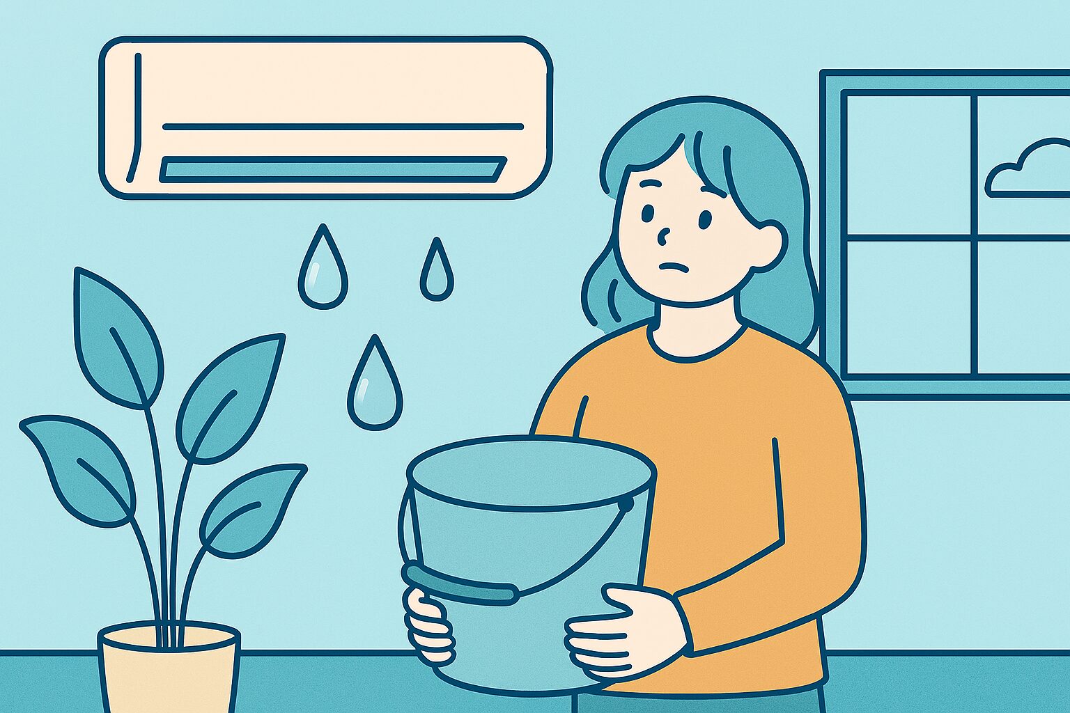 エアコンから水がポタポタ落ちるのはなぜ1