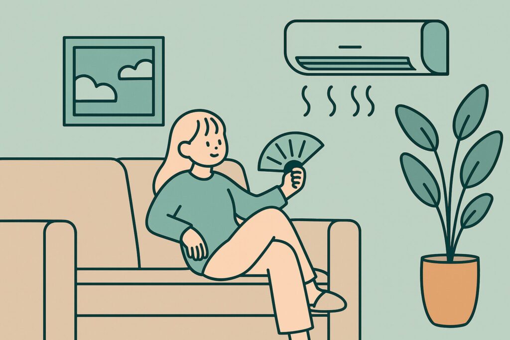 エアコンない部屋 涼しくする方法2