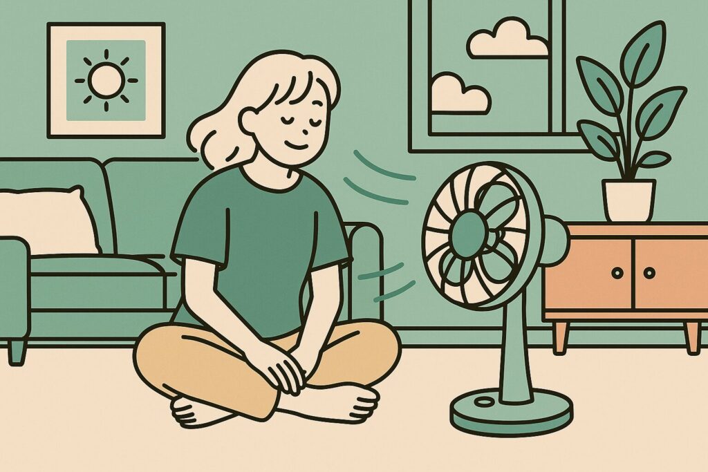 エアコンない部屋 涼しくする方法3