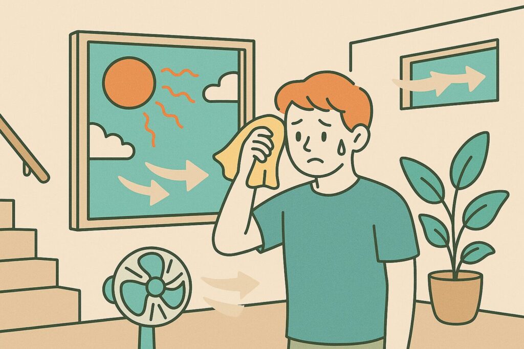 エアコンない部屋 涼しくする方法6