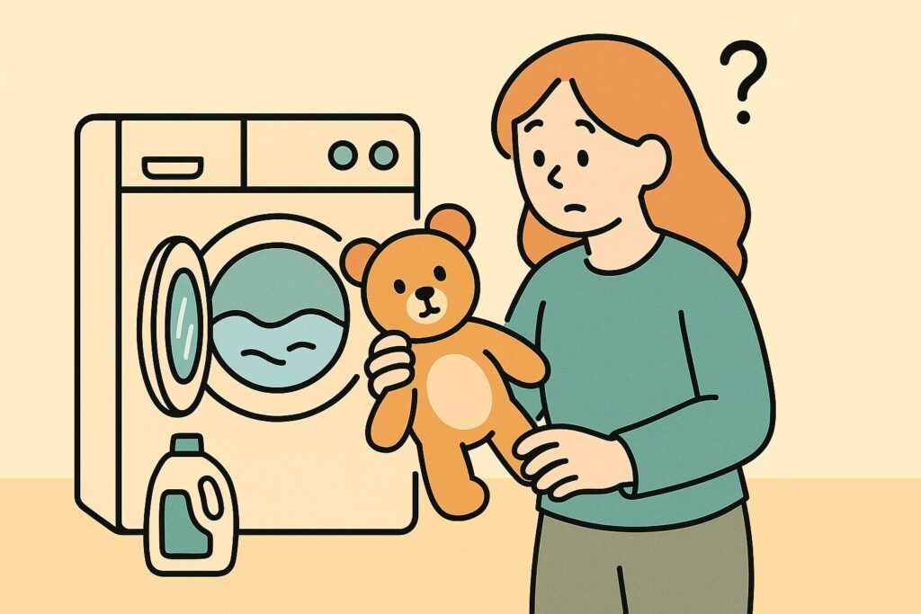 洗濯機 ぬいぐるみ2