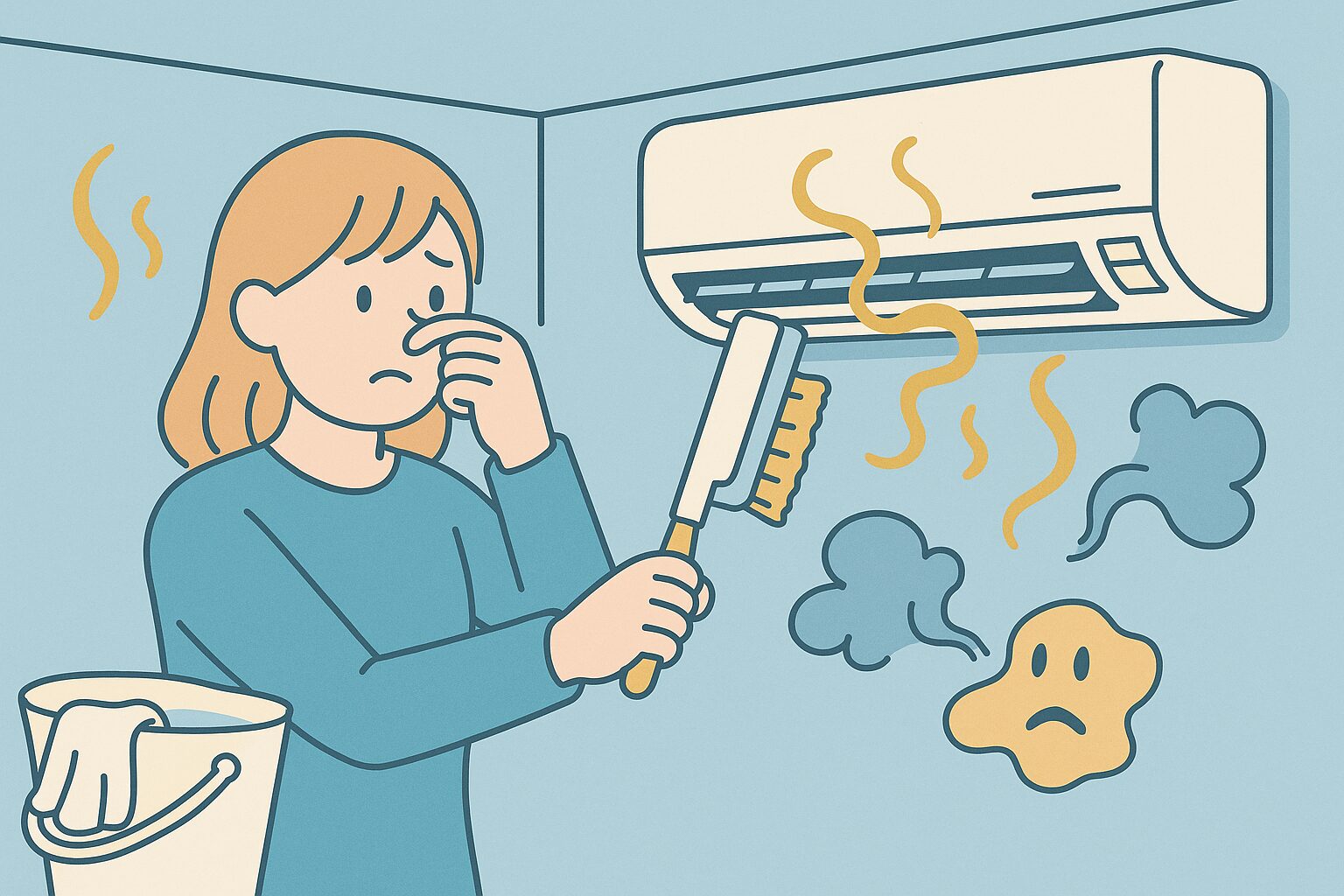 エアコン 掃除したのに臭い1