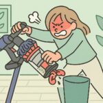 ダイソン 掃除機 ゴミ捨て 開かない1