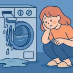 洗濯機 柔軟剤 投入口 水がたまる1