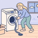 洗濯機 自分で設置1