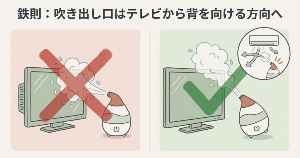 家電店員が直伝！加湿器をテレビの横に置く時の距離と掃除の鉄則 