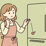 冷蔵庫にマグネット