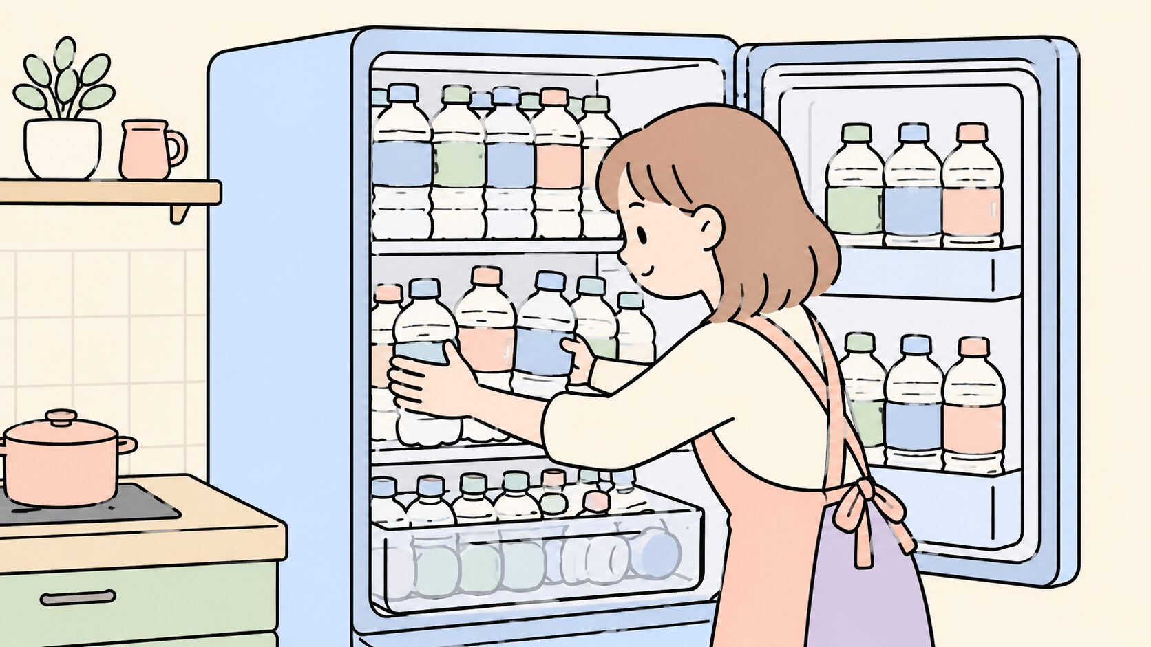 冷蔵庫 収納 ペットボトル