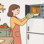 冷蔵庫の上 オーブンレンジ